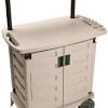 201 grade stainless steel upper surface for preparing and serving while being easy to clean. 1