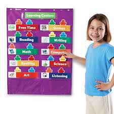 Learning Resources Classroom Centers Pocket Chart Buy