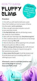 Uk Fluffy Slime Recipe With Contact Solution Contact Fluffy Recipe Slime Solution With Making Fluffy Slime Fluffy Slime Ingredients Diy Fluffy Slime
