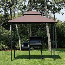 There are many different types of decks and grills, so make sure you find the right deck grill mat for your needs. Outsunny 8 Ft New Double Tier Bbq Gazebo Grill Canopy Barbecue Tent Shelter Patio Deck Cover Coffee Buy Online At Best Price In Uae Amazon Ae