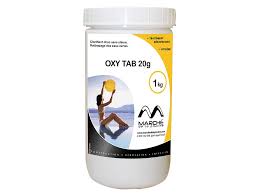 Marchedelapiscine Traitement Piscine Oxygene Actif Oxytab Tablettes 20g En Pot 1kg