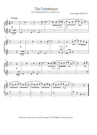 Easy piano version for beginners (sheet music). Scott Joplin The Entertainer Beginner Version Sheet Music For Piano Sheet Music Piano Songs Sheet Music Piano Sheet Music