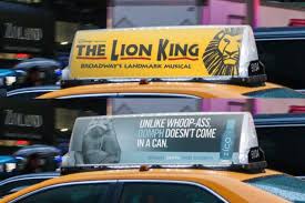 2x Nyc Taxi Ad Mock Ups Mocking Mockup Ads