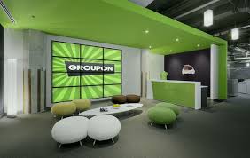 Pin By Box Studios On Groupon Inc Cool Office Space Office Space Design Office Interior Design