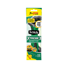 Refreshing scented handle for an invigorating shave. Schick Xtreme 3 Disposable Razor Men S Sensitive 7 3 Free Dis Chem