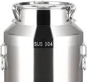 Amazon.com: AttreX Stainless Steel Milk Transport Cans with ...