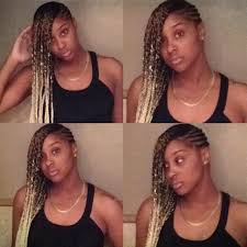 Black And Blonde Ombre Braiding Hair Ombre Lemonade Braids Naturalhair Blonde Hair Model Seneajay Hair Donebyashley Lemonade Braids Hairstyles Hair Styles Beautiful Braids