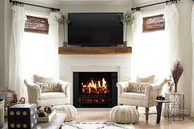 Custom #fireplace wall with tv niche and electric fireplace set into erthcoverings silver. Is It Safe To Put A Tv Above Fireplace Magikflame