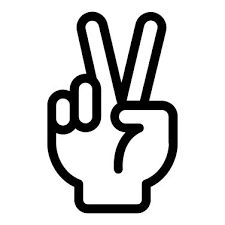 Hand Free Icon Gesture Hands And Gestures Two Points Two Fingers Hand Free Icons Hands Icon Icon
