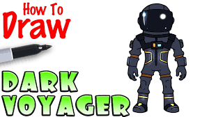 The fortnite dark voyager skin has got tongues wagging in the game's community, with the season 3 battle pass outfit now available to unlock for players. How To Draw The Dark Voyager Fortnite Youtube