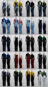 Sims 4 Overalls Jumpsuit For F 20 Color By Rusty Nail Sims 4 Sims Sims 4 Cc