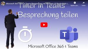 So pretty much you restrict group creation for office 365, and then by default you restrict team creation? Microsoft 365 Timer In Teams Besprechung Mit Windows 10 Bordmitteln Teilen Dusiblog Matthias Dusi
