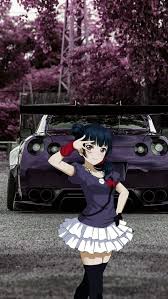 Nissan gtr aesthetic wallpaper purple. Yoshiko Tsushima School Idol Project Godzilla Skyline Gtr Nissan Gtr R35 Hd Mobile Wallpaper Peakpx