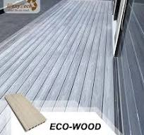 WPC Wood Plastic Composite Decking Floor with Wood Grain Texture