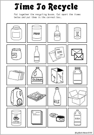 Time To Recycle Earth Day Worksheet Earth Day Worksheets Kindergarten Worksheets Kindergarten Worksheets Printable
