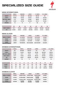 Specialized Bike Size Chart