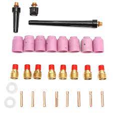 Wp9 20 25 Torch Tig Welding Gas Lense Cup Collet Kit With Back Caps Welding Gas Tig Welding Welding
