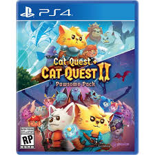 Cat Quest And Cat Quest Ii The Pawsome Pack Playstation 4 Playstation 5 Pq02102 Best Buy Buy A Cat Playstation 4 Action Adventure Game