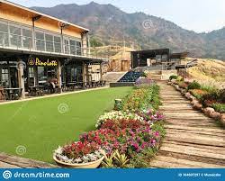 We made this list of 20 establishments to show you some of the best bar, cafe and restaurant interior designs in the world, and most of them have even won awards for their interiors. Cafe And Restaurant Garden Decoration Design On Mountain Stock Image Image Of Habitable Grass 164607297
