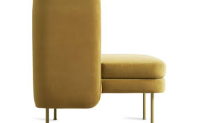 Frame also includes webbing and nozag spring. Bloke Velvet Lounge Chair By Blu Dot Archello