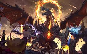 Mini dragon anime wallpaper phone. Dragon Anime Battle 4k Wallpaper 8
