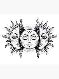 ▷ eclipse solaire ▷ avis sur cette nouvelle gamme de produit. Vintage Solar Eclipse Soleil Et La Lune Tapestry Par Magneticmama Sun And Moon Drawings Vintage Drawing Art Drawings
