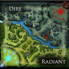The map is the playing field for all dota 2 matches. Map Of Dota 2 From Dota 2 Wiki 7 Download Scientific Diagram