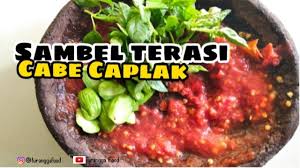Wow this sambal is our family fav. Cara Masak Sambal Terasi Cabe Caplak Pedes Poll Youtube