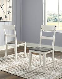 Giantex set of 4 kitchen dining chairs, easily assemble modern fabric cushion seat chair w/metal legs, mid century armless chairs for kitchen, dining room, restaurant, gray. Coastal Dining Room Chairs Ashley Furniture Homestore