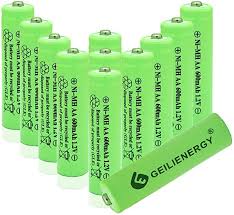 Amazon Com Geilienergy Nimh Aa 600mah 1 2v Rechargeable Batteries For Solar Lights Garden Lights Remotes M In 2020 Solar Lights Garden Rechargeable Batteries Solar