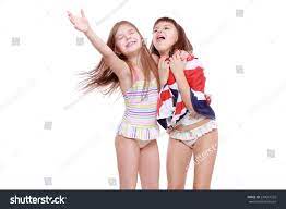 Adorable Little Girls Posing Fashion Models Stock Photo 239667232 |  Shutterstock