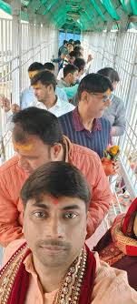 February 27, 2022.. Carom seeds n clarified butter blended multigrain flour  salted dough hand rolled/layered soft yet crispy pan toasted flat breads in  canola oil (ajwain paratha) served with tangy mango pickle (