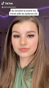 Pin By Gracie On Tik Tok Captions 1 Eyebrow Slits Eyebrow Piercing Girl How To Color Eyebrows