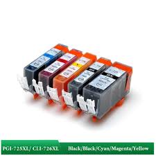 Canon pixma mg 5170 driver welcome to mp driver canon and download canon pixma mg5170 driver for windows 10, windows 7 do not forget to connect the usb cable when drivers installing. Computers Printers Scanners Ink Cartridge Canon Pgi725xl Cli726xl Refillable Ink Cartridge With Chip With Ink Compatible For Ip4870 Ip4970 Mg6170 Mg6270 Mg8170 Mg82 70 Mx886 Ix6560 Mg5170 Mg5270 Mg5370