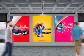 Download Free Indoor Poster Mockup Psd 2020 Mockups Freebies