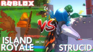 Fight friends and enemies in this insanely addictive shooter game with crazily fun building. Island Royale Vs Strucid Which Is The Best Fortnite Game On Roblox Youtube