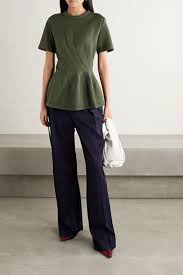 Pin By Erin Marvinney On Design T Shirt In 2020 Cotton Blend Marni Peplum