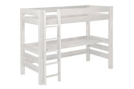 Kinderzimmer mit elegantem doppelstockbett und schubfächern in der treppe. Kinderzimmer Hochbett Mit Schreibtisch Von Moby Gunstig Bestellen Skanmobler