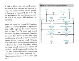 Ladder diagrams, or relay ladder logic (rll), are the primary programming language for programmable logic controllers (plcs). A Tank Is Filled With A Chemical Mixture Figure D Chegg Com