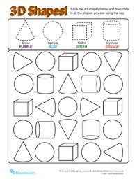 We also cover rotating and scaling shapes and introduce 3d shapes. 3d Shapes Worksheet Education Com