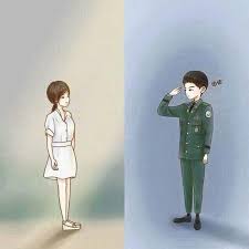 A Doctor And A Soldier Who Always Have No Time Korean Art Cartoon Cute Couple Art