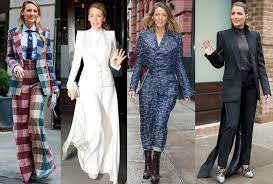 After the publish time of this story on april 30, blake lively wiped her instagram account clean as stunt to promote a simple favor, leaving us with only memories of epic fashion run. Here S Why Blake Lively Only Wore Suits For A Month Paper