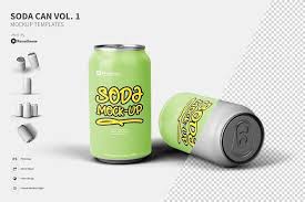 Soda Can Mockup Vol 1 Mockup Soda Can Mockup Templates