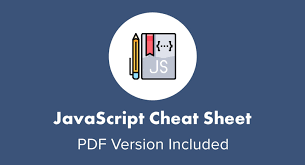 javascript cheat sheet for 2019 pdf version included