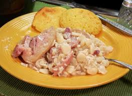 Lima Beans With Ham Hocks And Rice Recipe Recipe Bean Recipes Lima Bean Recipes Southern Recipes