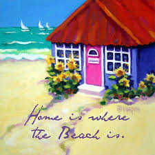 Seaside yellow beach cottage metal wall art. Colorful Wall Art Houses Painting Whimsical Painting Cottages Paintings Seaside Painting Small Original Painting Mixed Media Art Art Collectibles Acrylic Delage Com Br