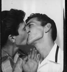Flappy bird kissing prank kissing girls & slapping guys kissing strangers public prank. Gay Pride In The 1950s Two Young Men Kissing In A Photo Booth In 1953 Vintage Everyday