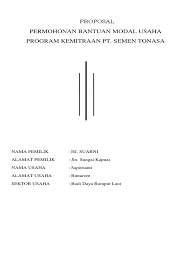 Apakah anda sedang mencari contoh surat permohonan pembukaan rekening sekolah terbaru tahun 2021? Proposal Program Kemitraan Semen Tonasa