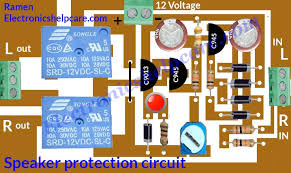 Speaker protection circuit board layout and size can be seen in the following picture. Speaker Protection Circuit Diagram Circuit Diagram Circuit Diy Amplifier