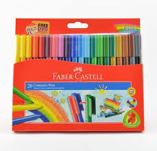 Faber Castell Pencil Spidol Cair 12 Warna Spidol Fabel Castell 12 W Di Lapak Dafa Moslem Bukalapak